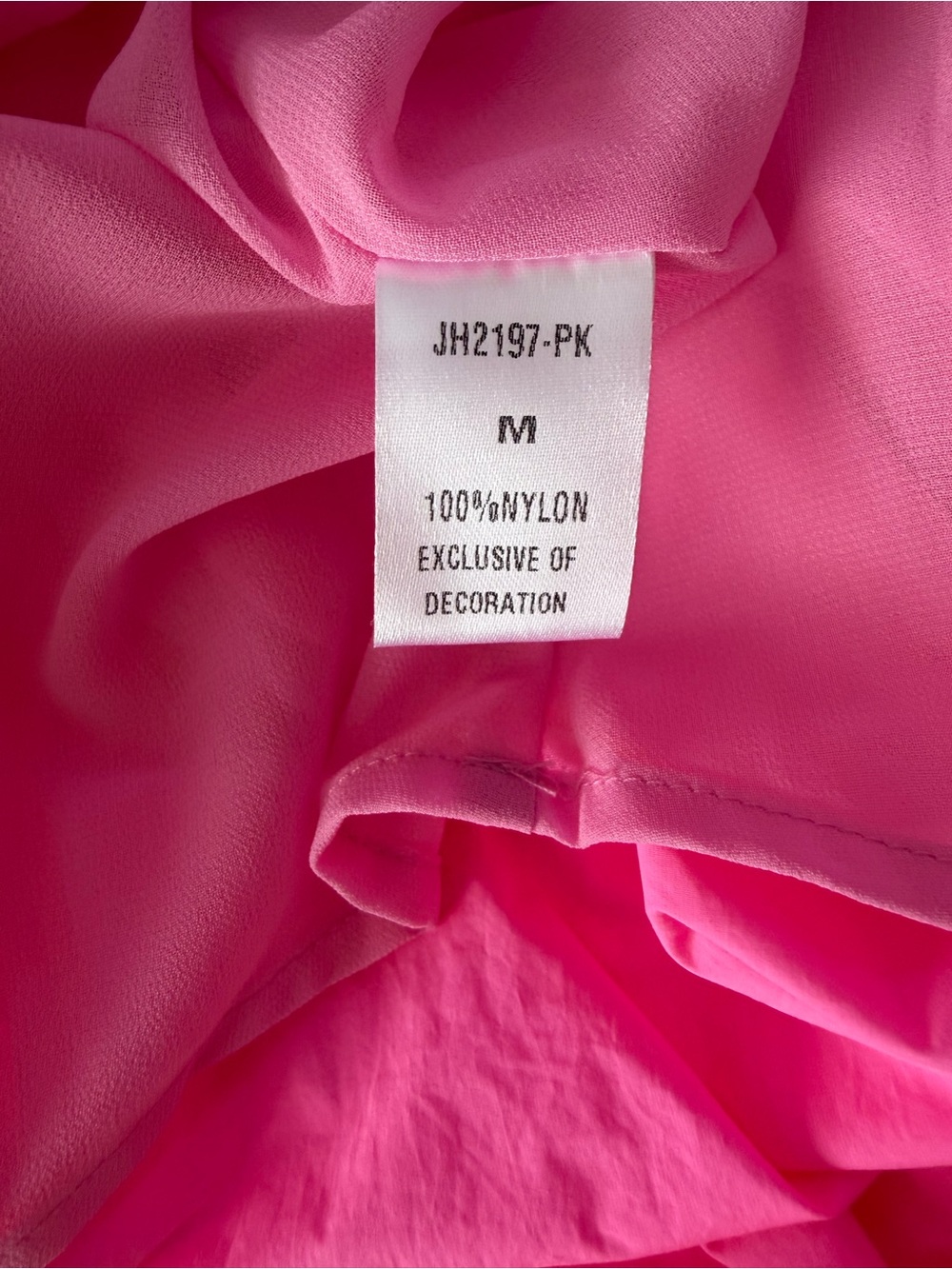 THML Hot Pink Pleated Poplin Midi Dress Size M Bubblegum Pink Sleeveless EUC - Picture 6 of 6